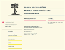 Tablet Screenshot of drwstoeber.de